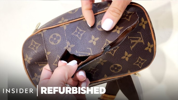 How A Burned Louis Vuitton Neverfull Bag Is Restored