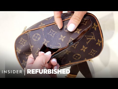 How A Cut Up Louis Vuitton Belt Bag Is Restored | Refurbished | Insider -  YouTube