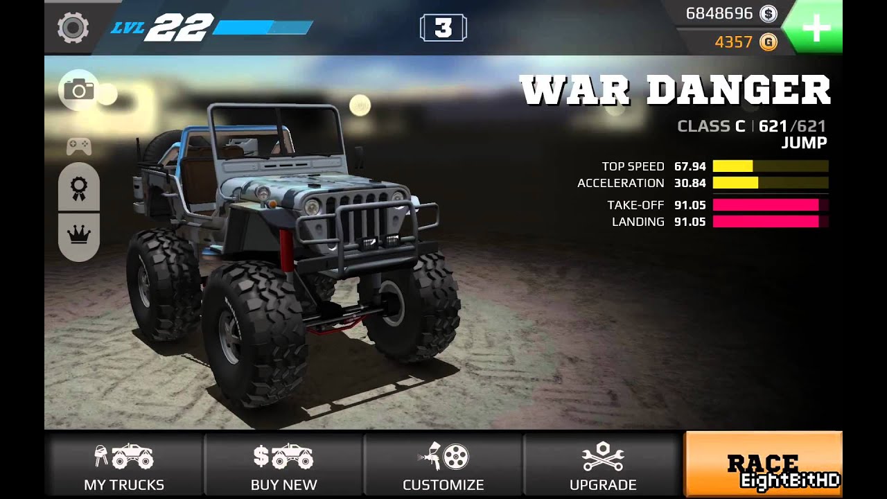 MMX RACING [Monster Truck] Gameplay 1080p - YouTube