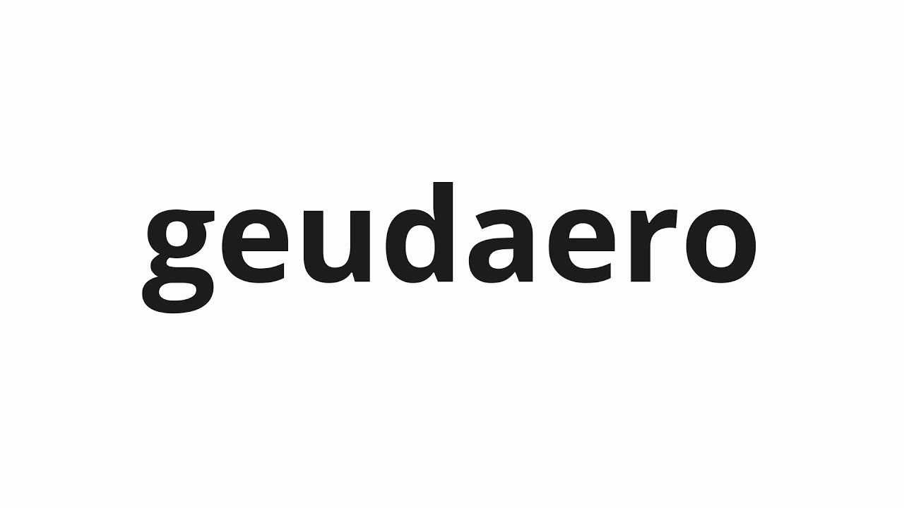 How to pronounce geudaero | 그대로 (as it is in Korean)