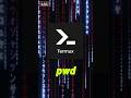 Termux: "pwd"