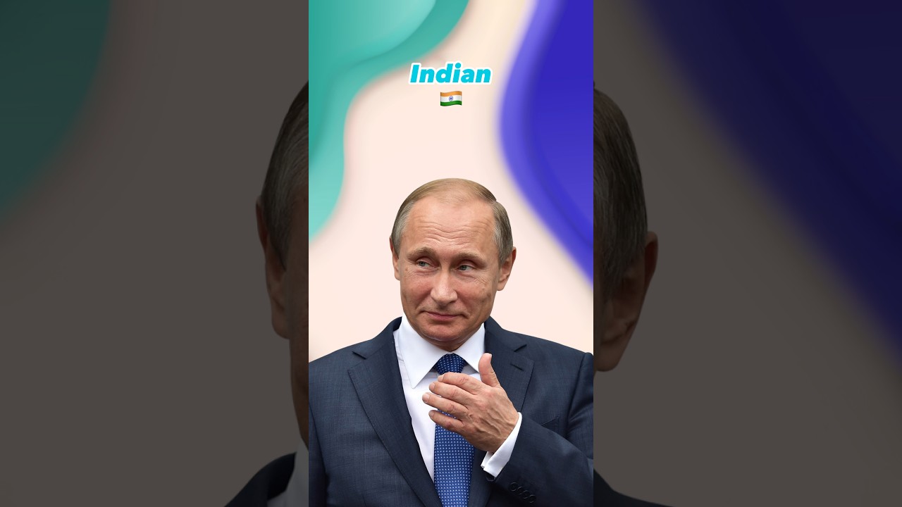 Vladimir Putin from different ethnicity.