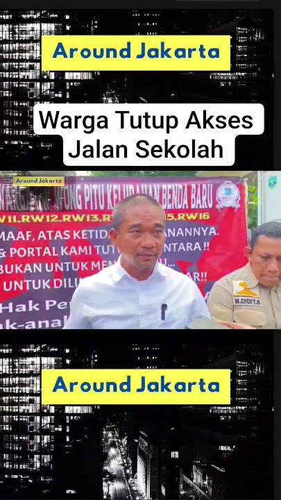 Kecewa Hasil SPMB, Warga Tutup Jalan #tangerangselatan #sma3tangerangselatan #pemkottangsel