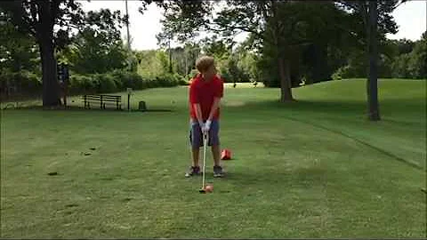 Andrew Kraus, age 11, golfer