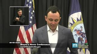 08/06/20 Mayor John Cooper News Conference