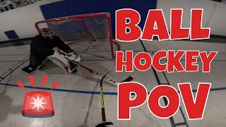 Ball Hockey Highlights Ball Hockey Gopro First Person Pov