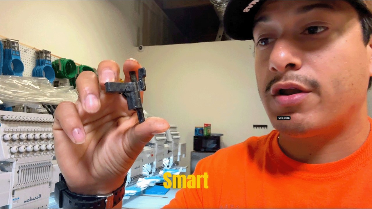 Barudan Embroidery Machine BROKE Mid-Job 😤 | Certified Tech Fix + SWF Stitch Quality Issues?!