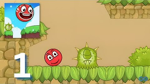 Red bounce ball 5 - Gameplay Walkthrough Part 1 (iOS, Android)