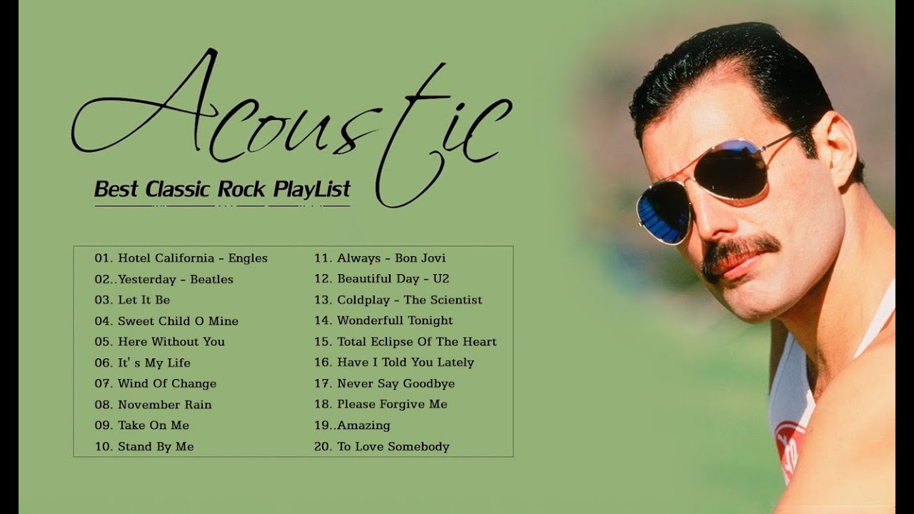 Top 20 Acoustic Rock Songs Best Rock Songs Ever Playlist YouTube