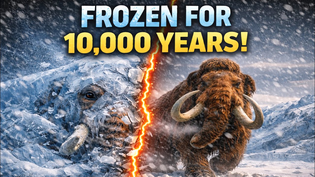 Frozen Mammoth Trapped in Ice for Thousands of Years… Then This Happens