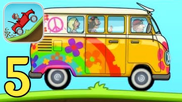 Hill Climb Racing - HIPPIE VAN - Gameplay Walkthrough (Android,IOS) Part 5