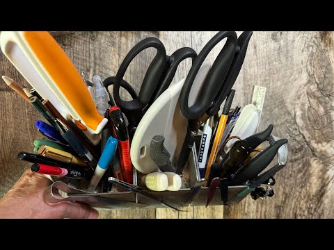Quick tip with Joy #104. My right hand organizer and a tip for your reverse clip tweezers.