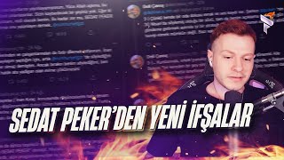 Sedat Peker'den Yeni İfşalar! Şantaj