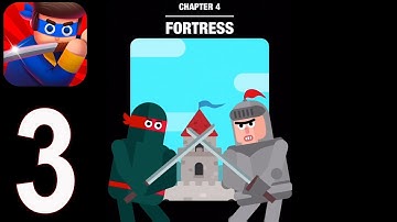 Mr Ninja - Gameplay Walkthrough Part 3 - Classic Fortress(iOS)
