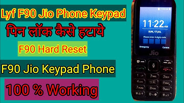 Lyf F90 Hard Reset Pin Lock Hard Reset Problem Solve 100%Working
