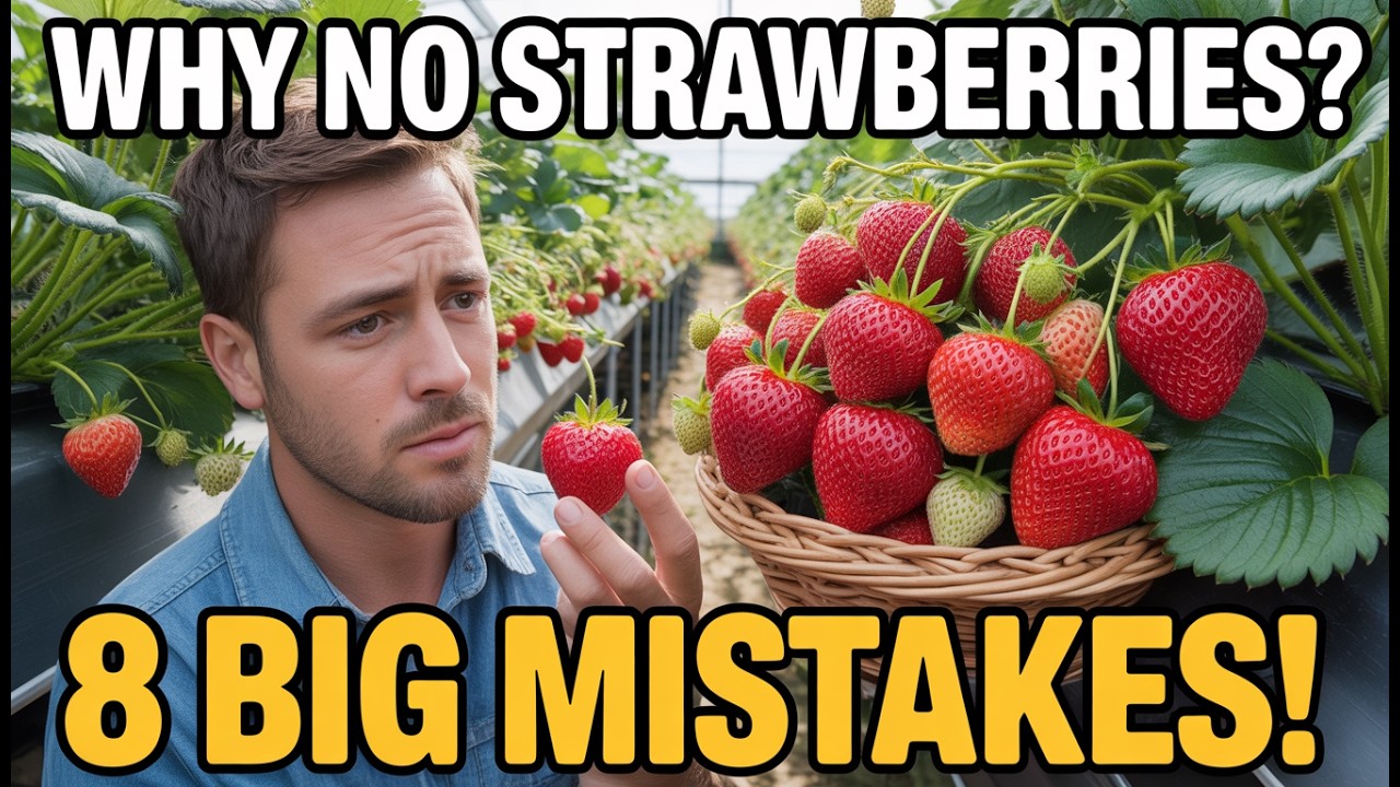 8 ошибок при выращивании клубники, которые губят ваш урожай (исправьте их для получения огромного...