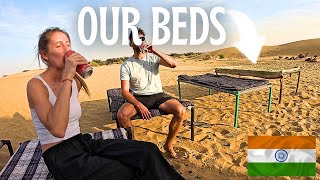 Sleeping In The Indian Desert Thar Desert Camel Safari Rajasthan, India Travel Vlog