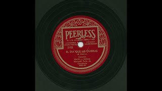Martin Y Malena - El Dia Que Me Quieras - Peerless 2152