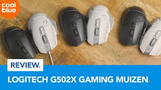 Logitech G502 X Gaming Muizen Lineup - Review