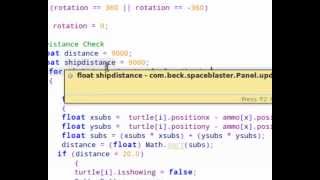 Android Game Tutorial (Space Blaster) Pt. 7 Explosions screenshot 3