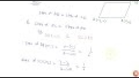 Without using distance formula, show that points `(2, 1)` , `(4, 0)` , `(3, 3)` and `(3, 2)` are...