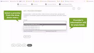 EPSDT Portal for provider