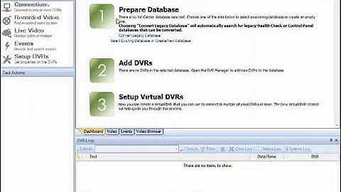 Tech Tips - Prepare Database 3   Link Vid Center to SQL Database