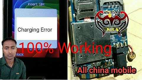 Itel it5231 charging error || All chine mobile charging error  solution