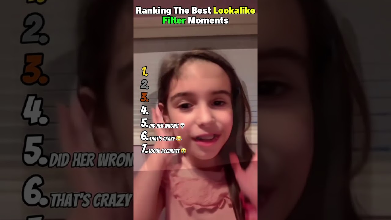 Funniest Lookalike Filter Moment 😆 