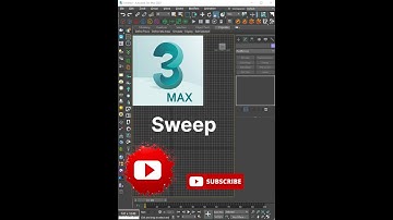 Sweep modifier | |3ds max modifiers #3danimation  #viral #coronarender