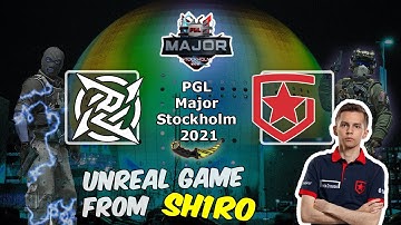 Unreal game from Sh1ro on Dust 2, NIP vs Gambit, PGL Major Stockholm 2021