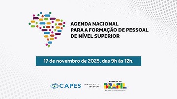 Lançamento Agenda Nacional para a Formação de Pessoal de Nível Superior