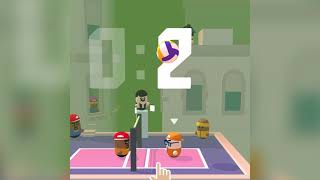 Volley Beans, PInk Court Game Play - Free Mobile Game screenshot 4
