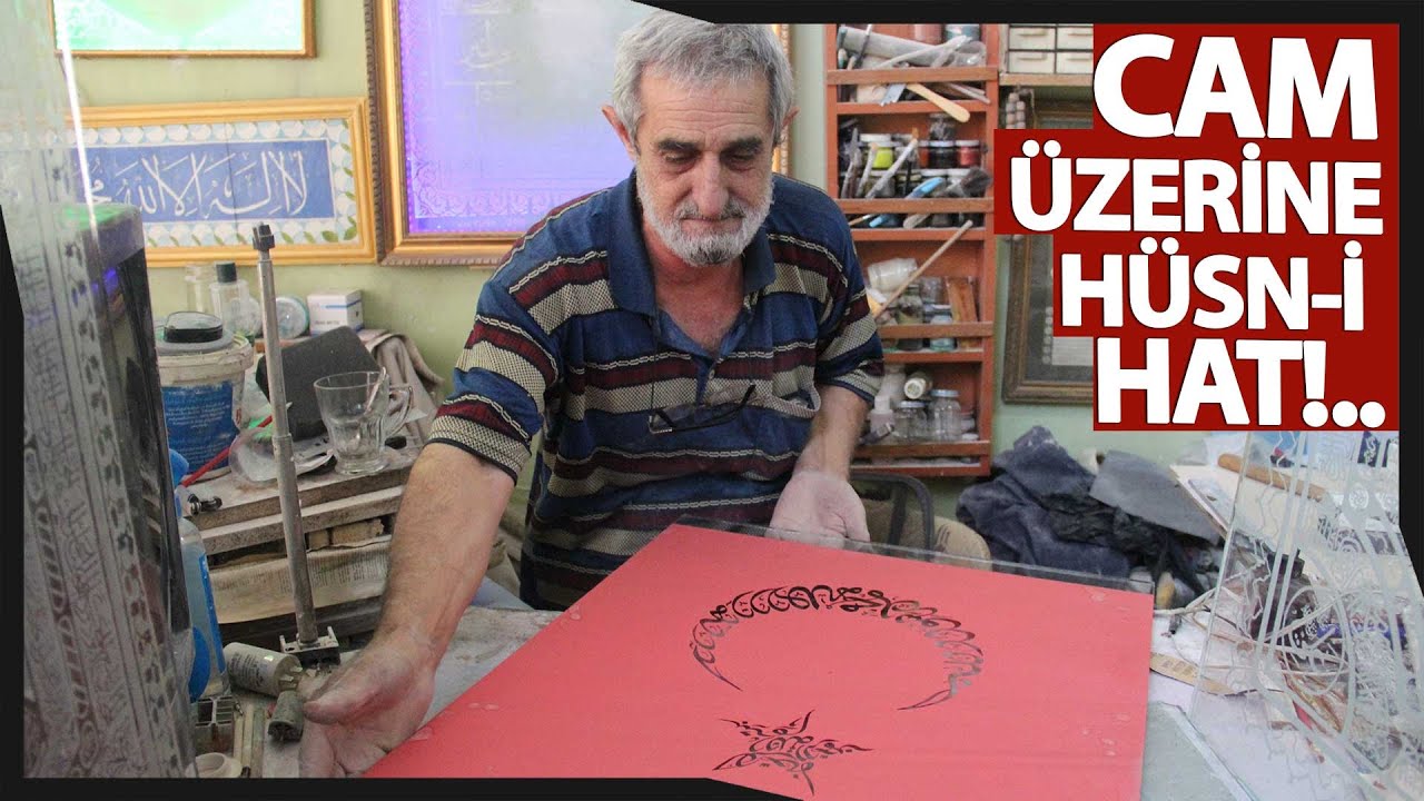 Cam Üzere Hüsn-i Hat Sanatını İşleyerek, Bir İlke İmza Attı