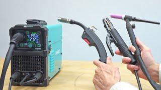 MIG, Flux core, TIG, MMA Welding Machine - Bestarc MIG145 (Unboxing &amp; Test)