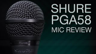 Shure PGA58 Dynamic Microphone Review / Test
