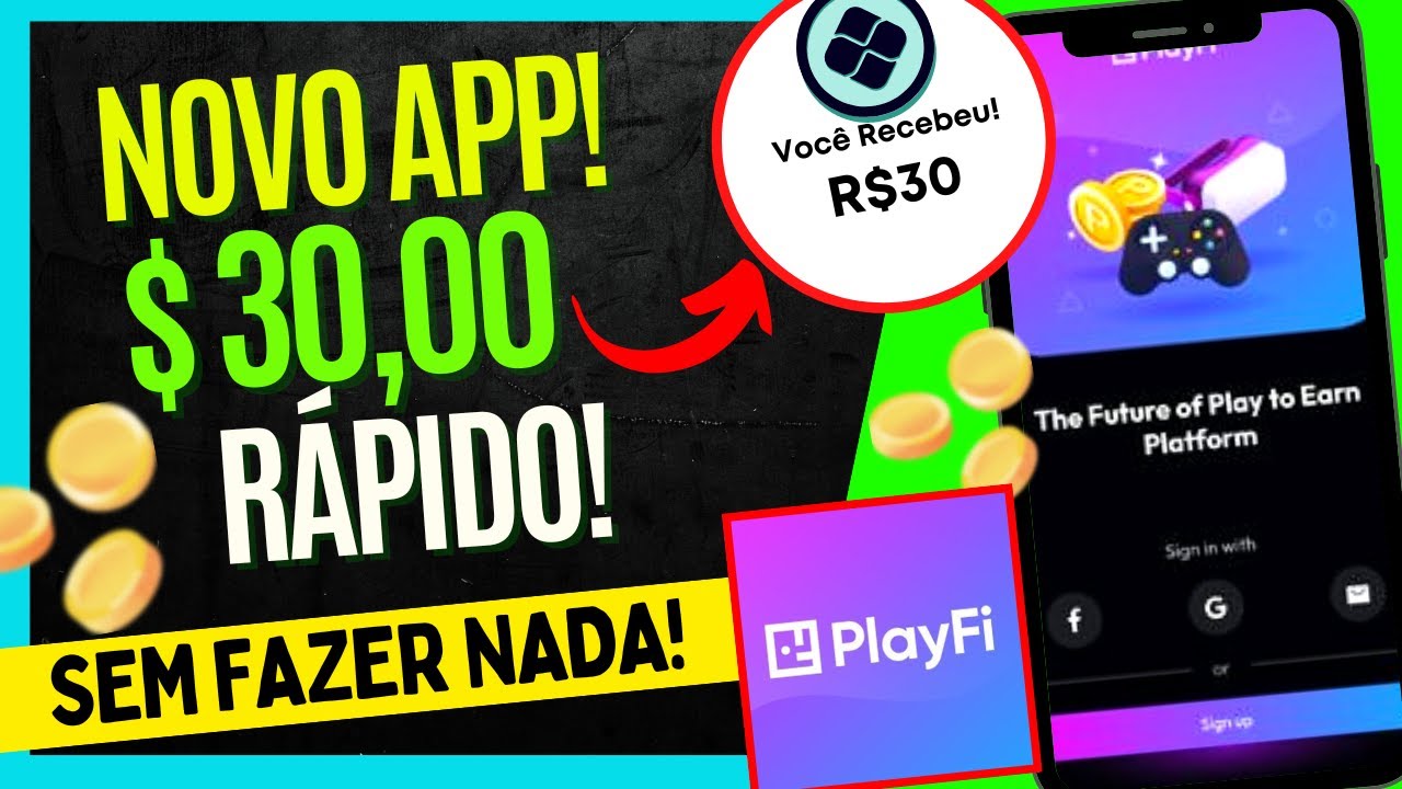 [😱SEM FAZER NADA!] APP QUE GANHA DINHEIRO DE VERDADE 2022 APLICATIVO QUE PAGA Play Fi NetWord Pix