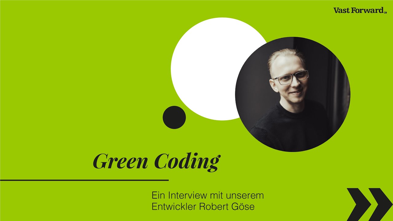 Green Coding – Ein Interview mit unserem Entwickler Robert Göse 🌱