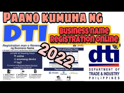 HOW TO GET THE DTI BUSINESS NAME REGISTRATION ONLINE 2022? | STEP BY STEP REGISTRATION