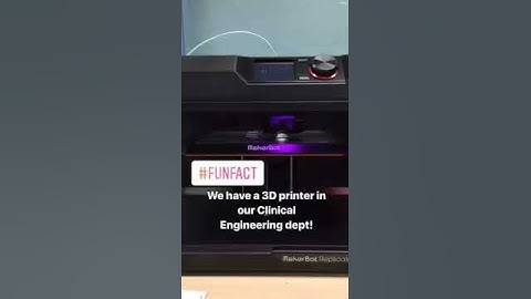 3D printer in action