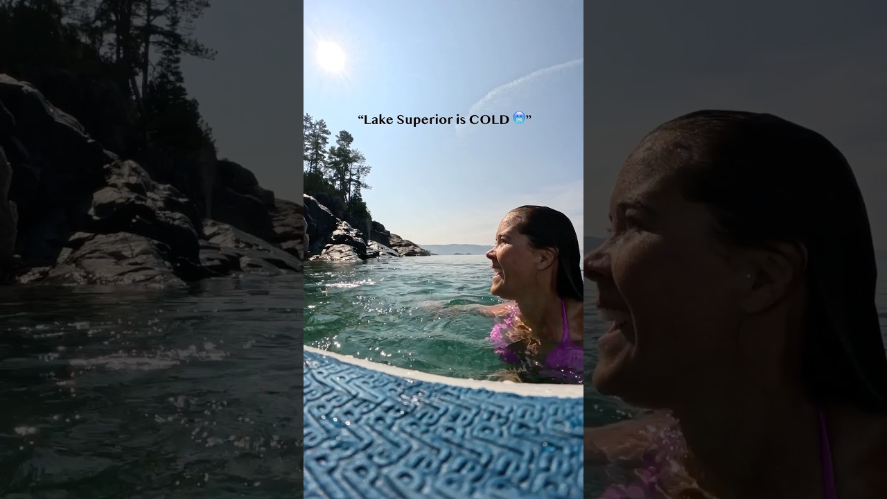 Купание в озере Верхнее. ➡️ Читайте комментарии 