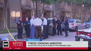 Tyrese Simmons in custody after police standoff