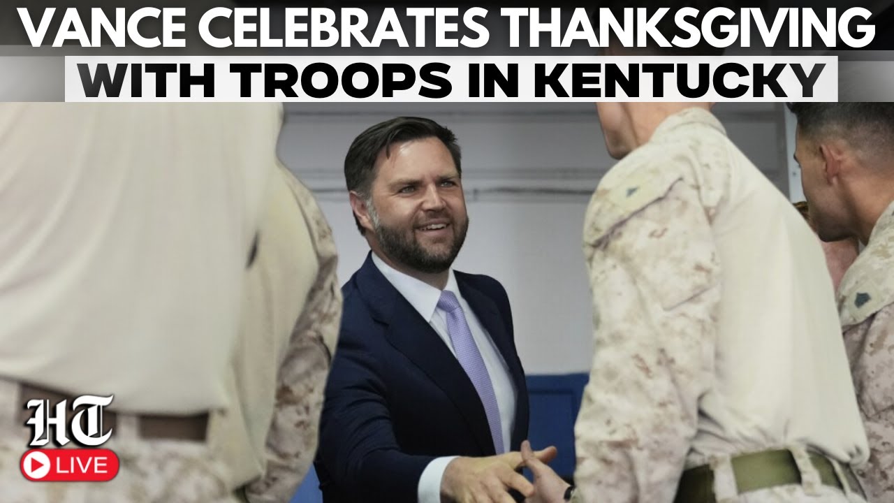 US News LIVE: VP JD Vance Celebrates Thanksgiving With Troops at Fort Campbell | Christmas USA
