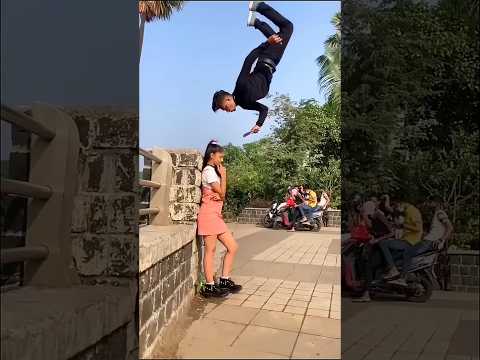Backflip Public Reaction #backflip #flip #publicreaction #stunt #shorts