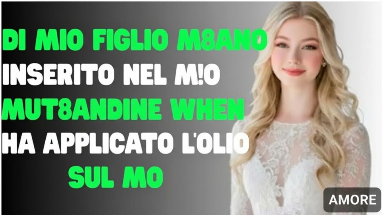 Ho cercato di salvare mio figlio dall'infedeltà, ma ha fatto l'IMPENSABILE..#italy #perte #story 