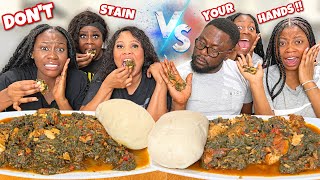 *MUST WATCH* DON’T STAIN YOUR PALM CHALLENGE | EFO RIRO AND FUFU