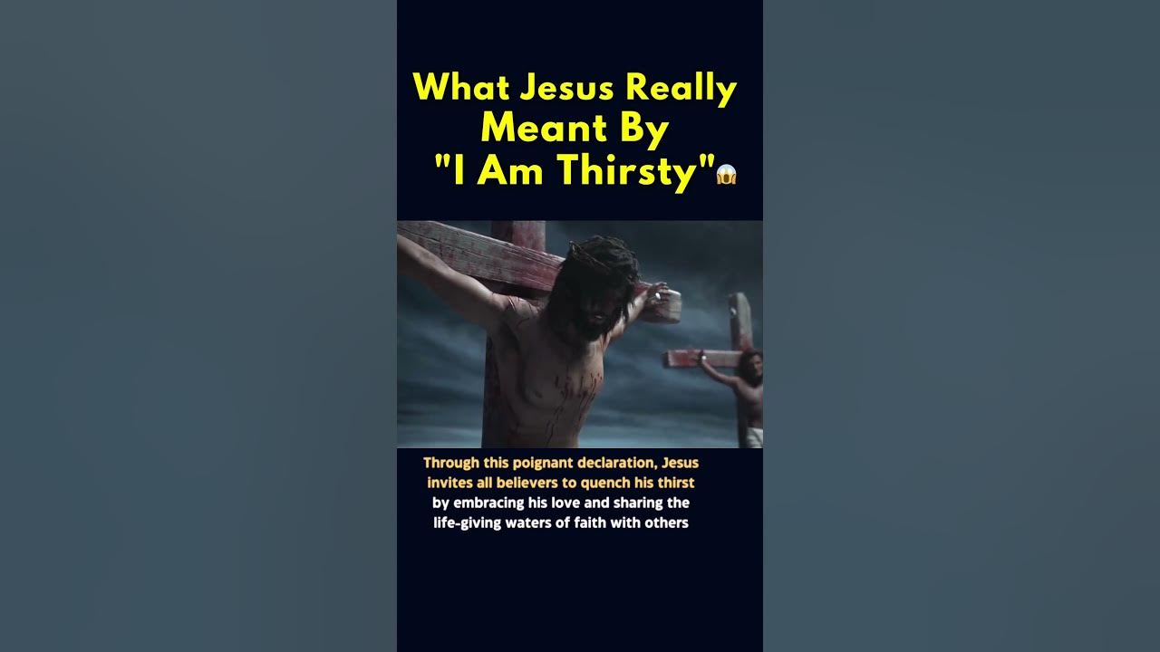 What Jesus Really Meant By "I Am Thirsty" 🤯😱 #shorts #youtube #catholic #salvation #fyp