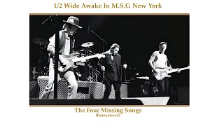 U2 Wide Awake In M.S.G, New York