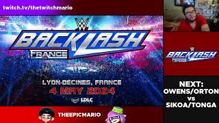 WWE BACKLASH FRANCE REACTIONS