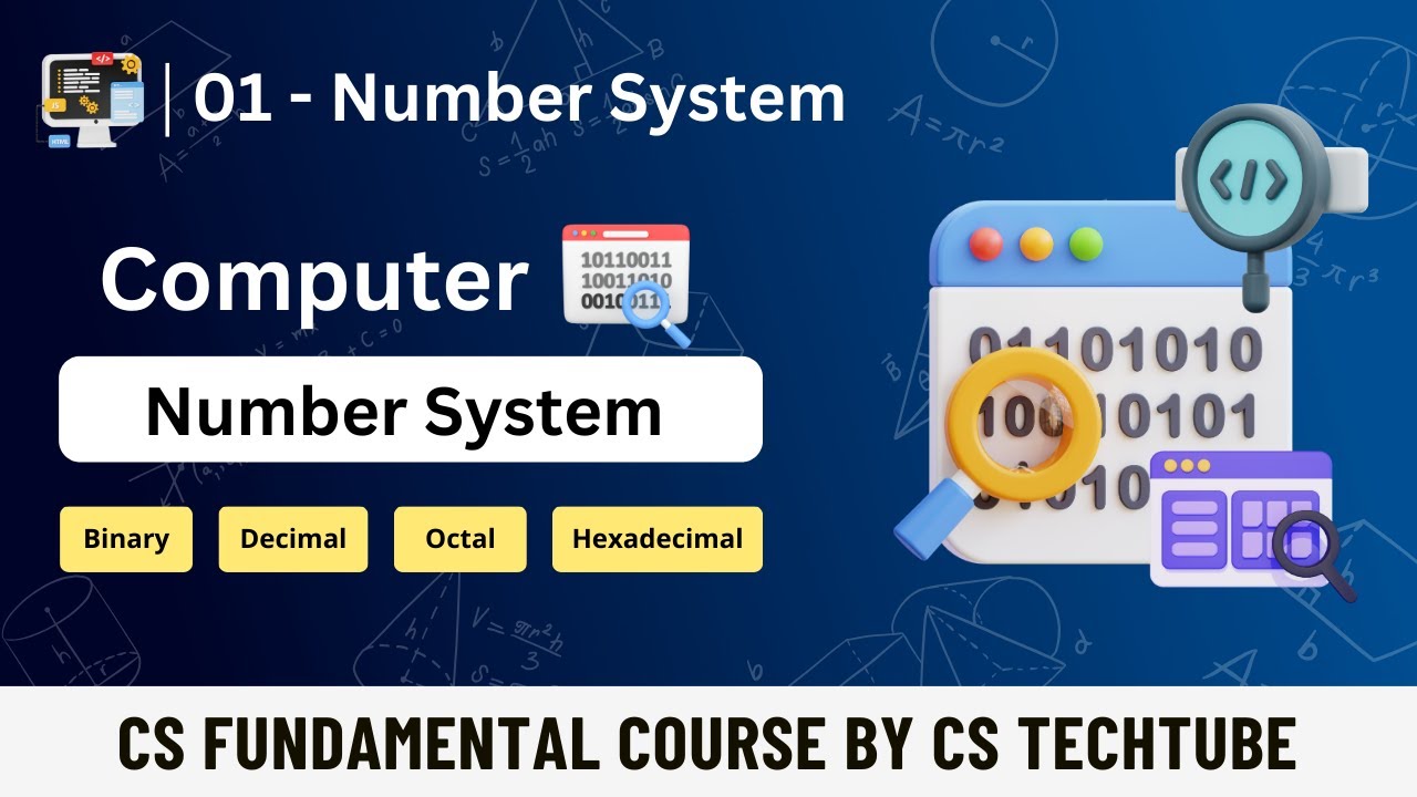 Computer Number System in Hindi | Binary, Decimal, Octal, Hexadecimal | Number System Course